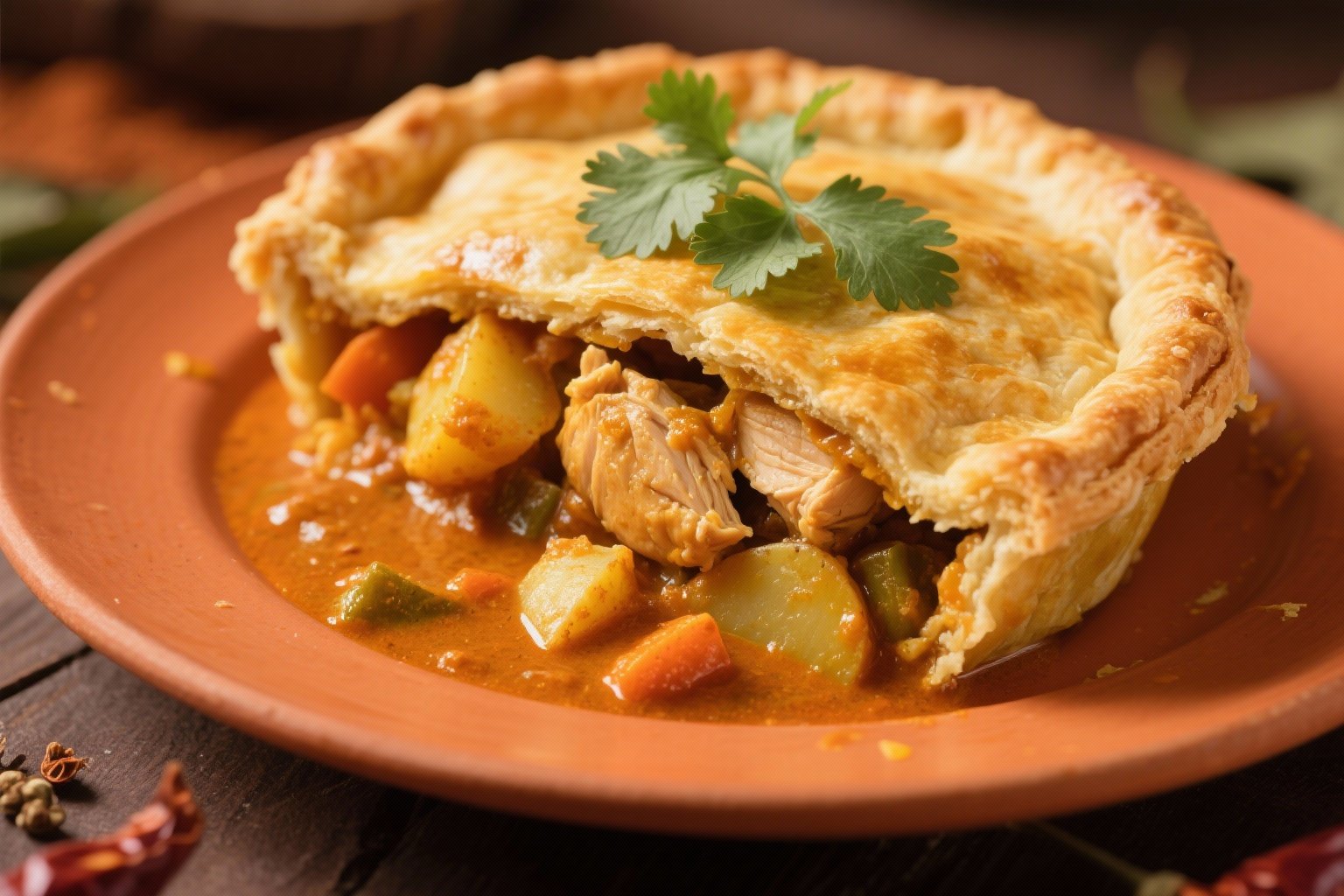 Curry Chicken Pie