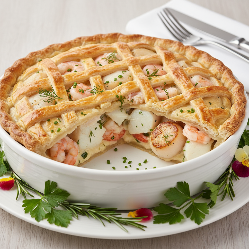 Seafood Medley Pie